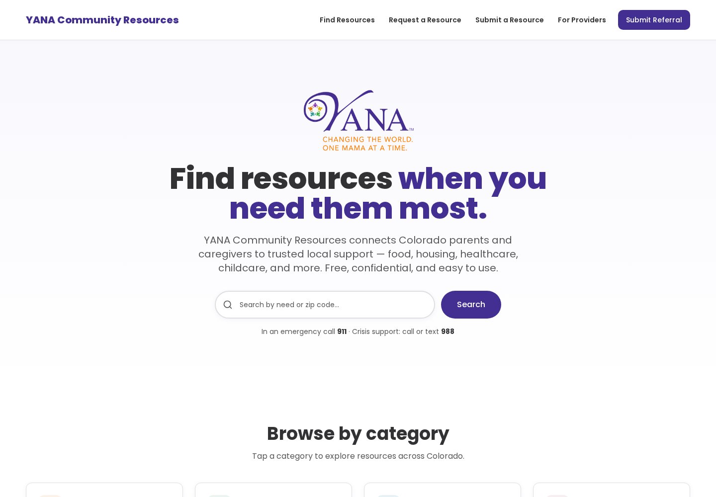 Resource Guide homepage